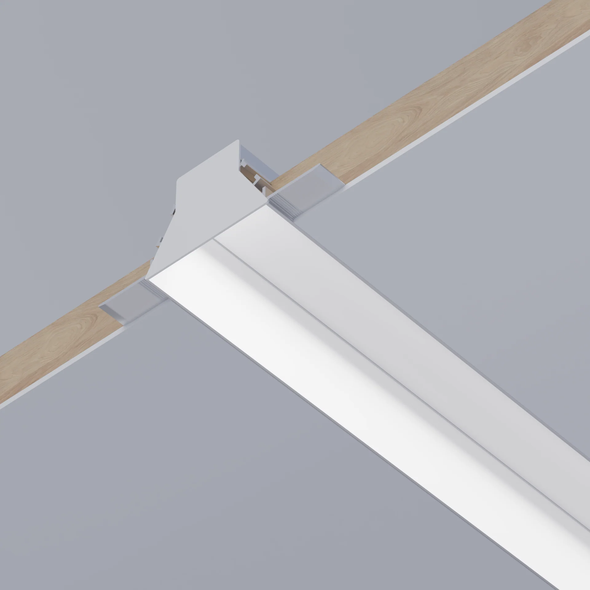 Deep Recessed Trimless Profile Light